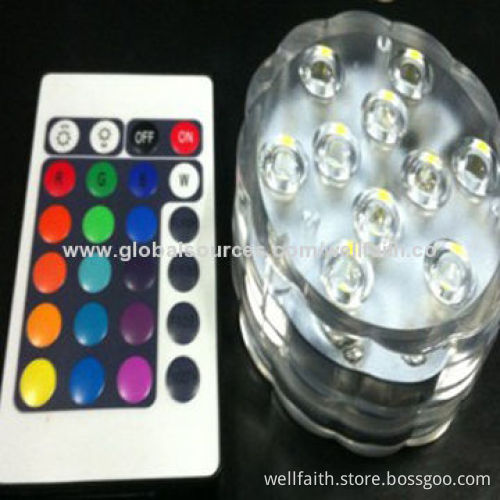 China Direct Sale Super Bright LED Submersible Light, Available in Red/Purple/Green, Multi Colors